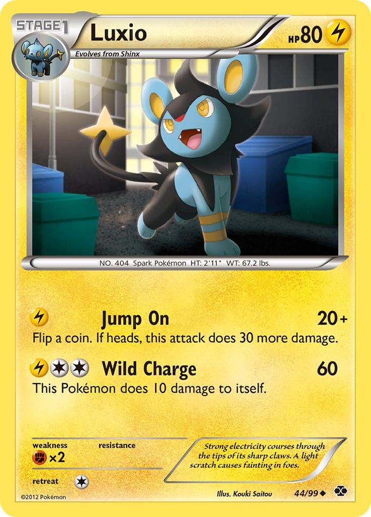 Luxio (44/99) [Black & White: Next Destinies] | Nerdhalla Games