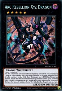 Arc Rebellion Xyz Dragon [PHRA-EN041] Secret Rare | Nerdhalla Games