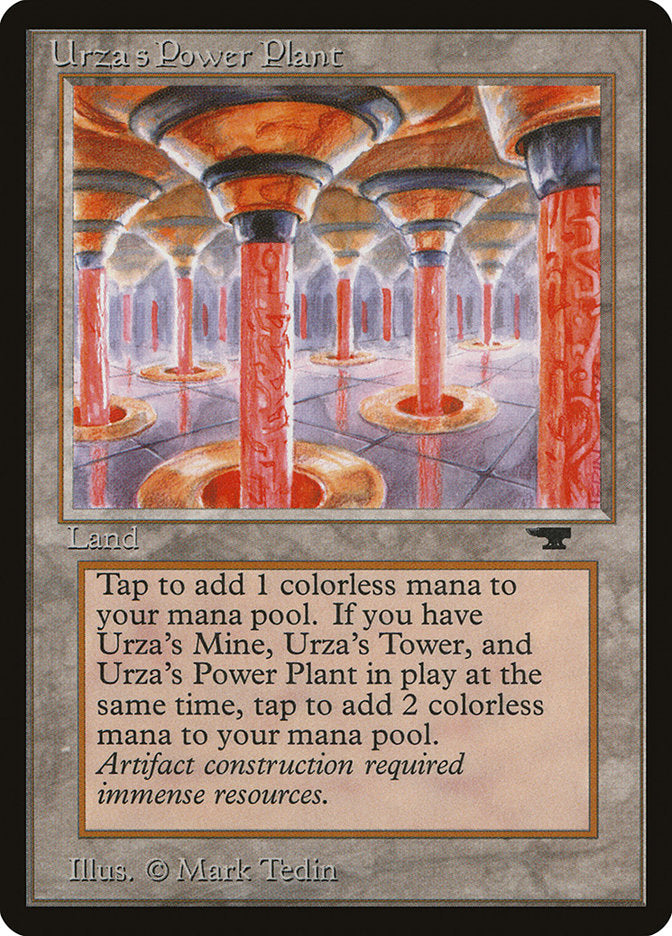 Urza's Power Plant (Red Columns) [Antiquities] | Nerdhalla Games