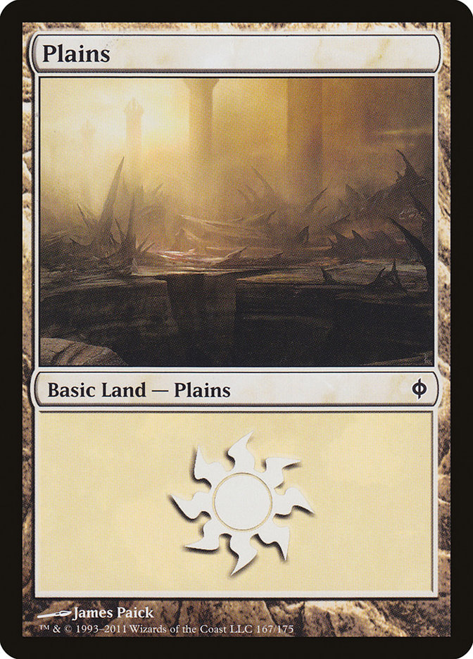 Plains (167) [New Phyrexia] | Nerdhalla Games