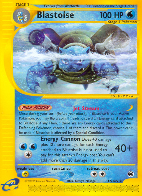 Blastoise (37/165) [Expedition: Base Set] | Nerdhalla Games