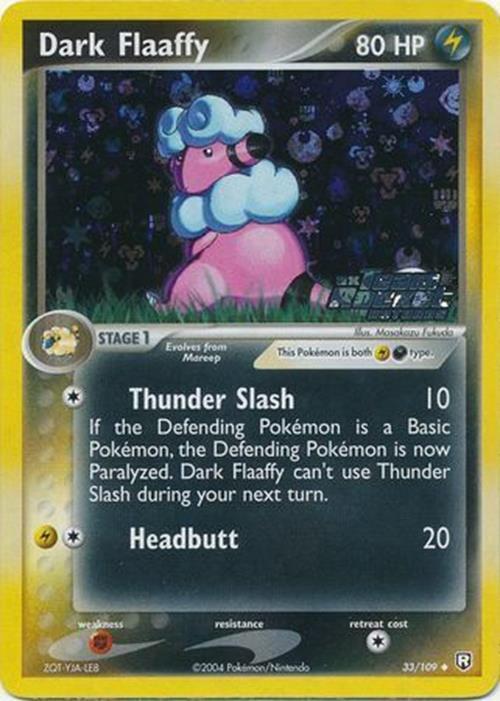 Dark Flaaffy (33/109) (Stamped) [EX: Team Rocket Returns] | Nerdhalla Games