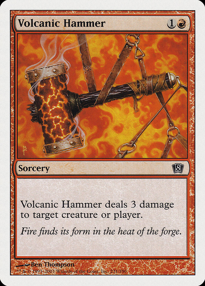 Volcanic Hammer [Eighth Edition] | Nerdhalla Games