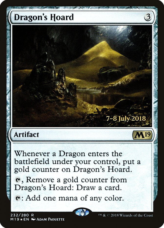 Dragon's Hoard  [Core Set 2019 Prerelease Promos] | Nerdhalla Games