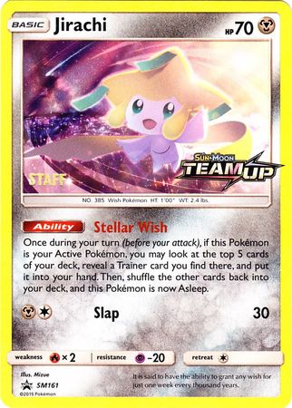 Jirachi (SM161) (Staff) [Sun & Moon: Black Star Promos] | Nerdhalla Games