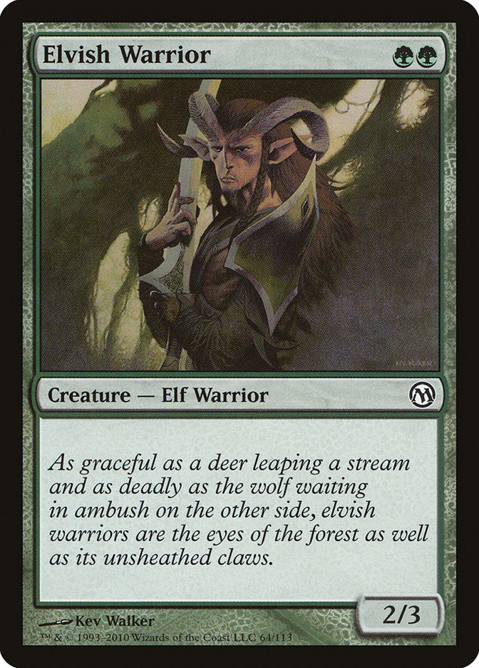 Elvish Warrior [Duels of the Planeswalkers] | Nerdhalla Games