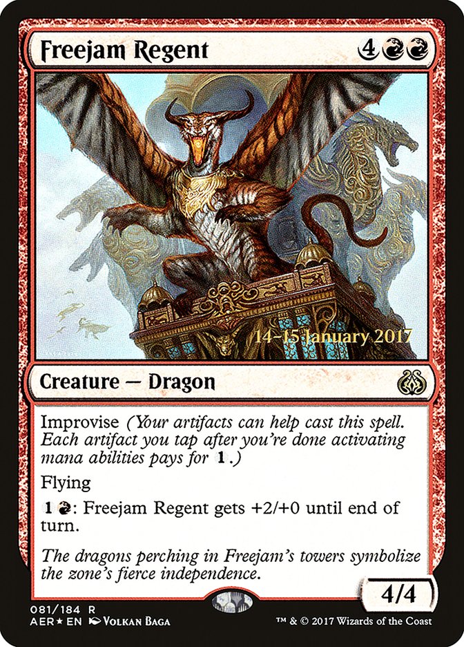 Freejam Regent  [Aether Revolt Prerelease Promos] | Nerdhalla Games