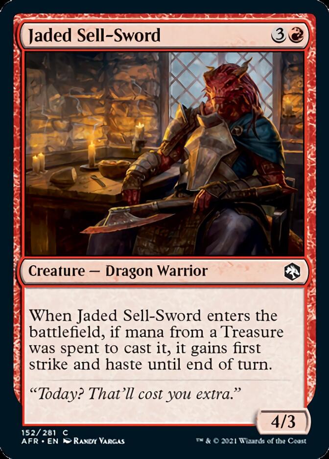 Jaded Sell-Sword [Dungeons & Dragons: Adventures in the Forgotten Realms] | Nerdhalla Games