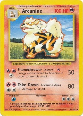 Arcanine (23/102) [Base Set Unlimited] | Nerdhalla Games