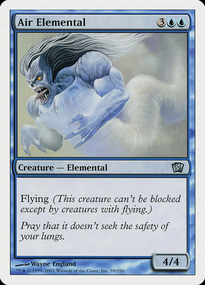 Air Elemental [Eighth Edition] | Nerdhalla Games