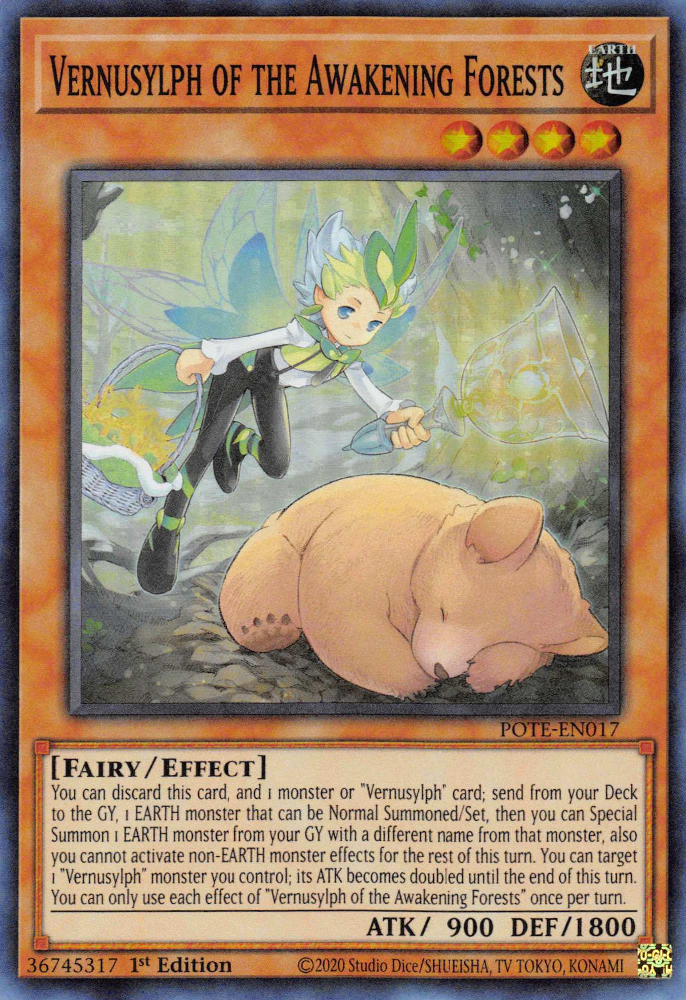 Vernusylph of the Awakening Forests [POTE-EN017] Super Rare | Nerdhalla Games