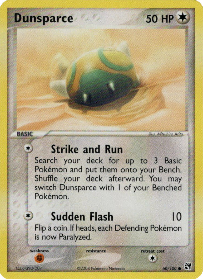 Dunsparce (60/100) [EX: Battle Stadium] | Nerdhalla Games