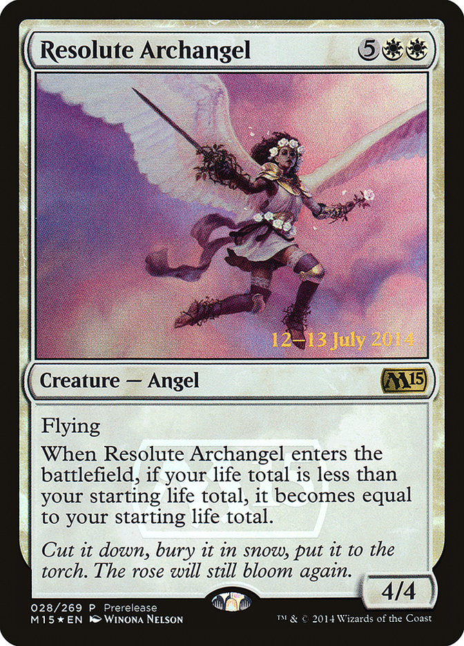 Resolute Archangel [Magic 2015 Prerelease Promos] | Nerdhalla Games