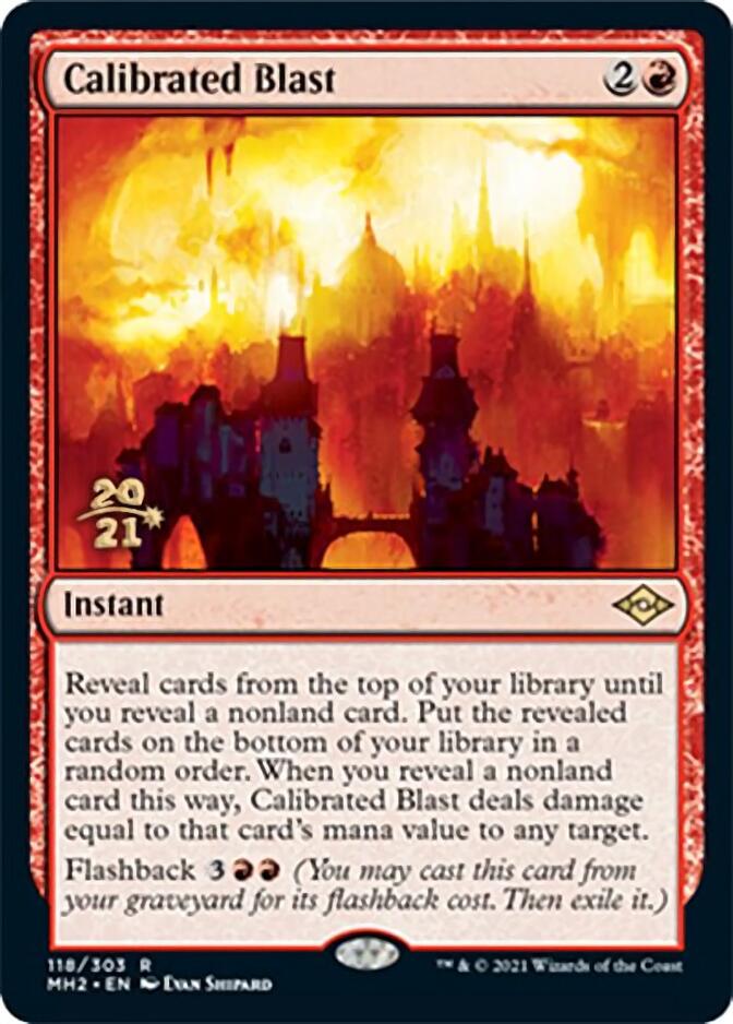 Calibrated Blast [Modern Horizons 2 Prerelease Promos] | Nerdhalla Games