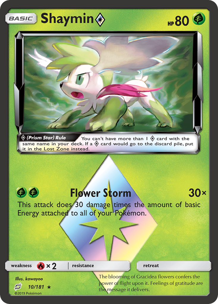 Shaymin (10/181) (Prism Star) [Sun & Moon: Team Up] | Nerdhalla Games