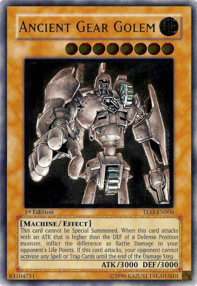 Ancient Gear Golem [TLM-EN006] Ultimate Rare | Nerdhalla Games