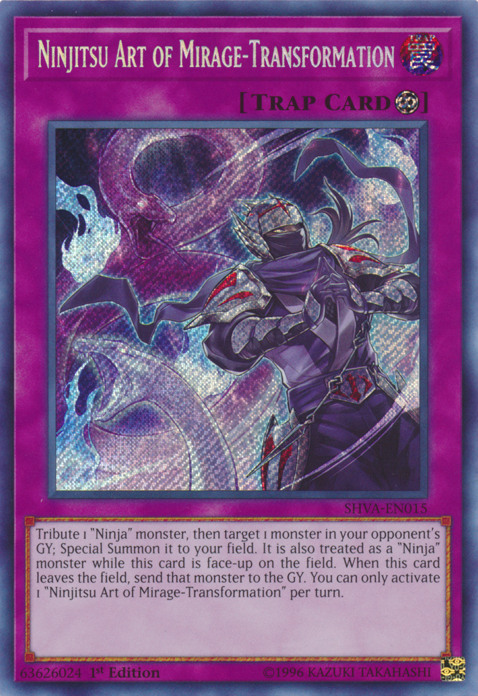 Ninjitsu Art of Mirage-Transformation [SHVA-EN015] Secret Rare | Nerdhalla Games