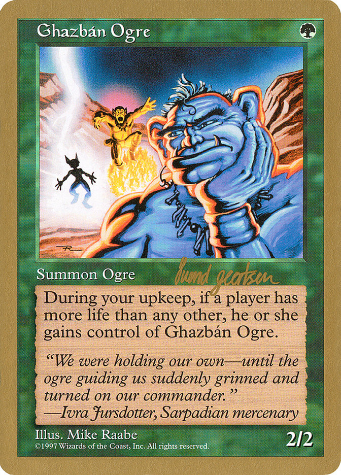 Ghazbán Ogre (Svend Geertsen) [World Championship Decks 1997] | Nerdhalla Games