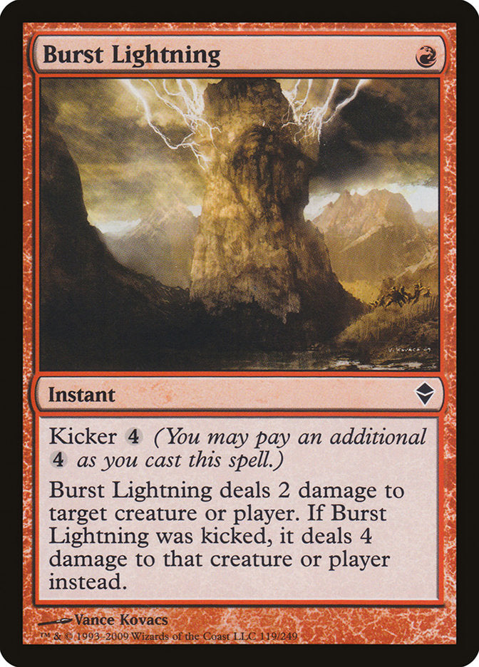 Burst Lightning [Zendikar] | Nerdhalla Games