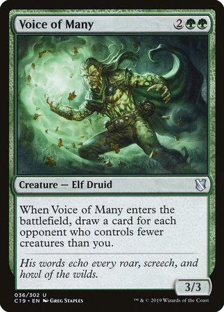 Voice of Many [Commander 2019] | Nerdhalla Games