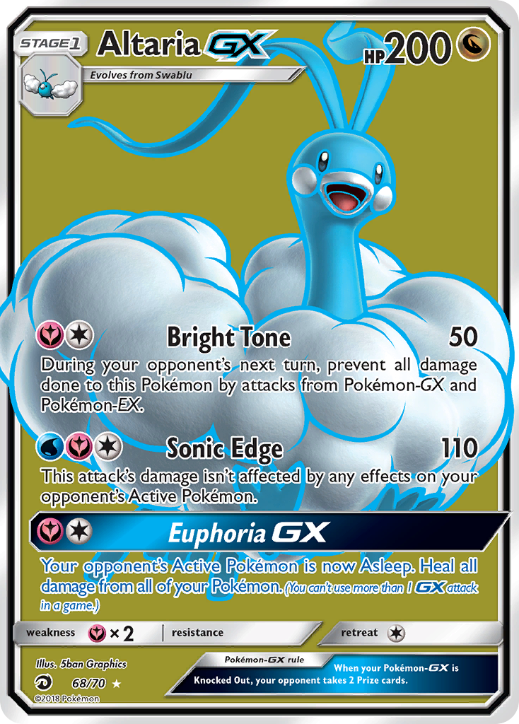 Altaria GX (68/70) [Sun & Moon: Dragon Majesty] | Nerdhalla Games