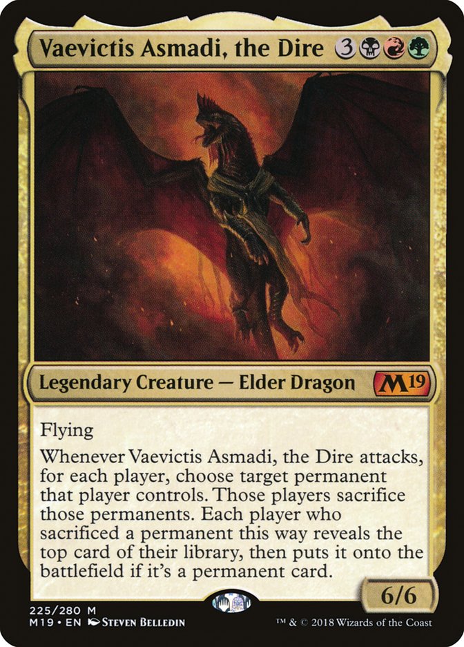 Vaevictis Asmadi, the Dire [Core Set 2019] | Nerdhalla Games