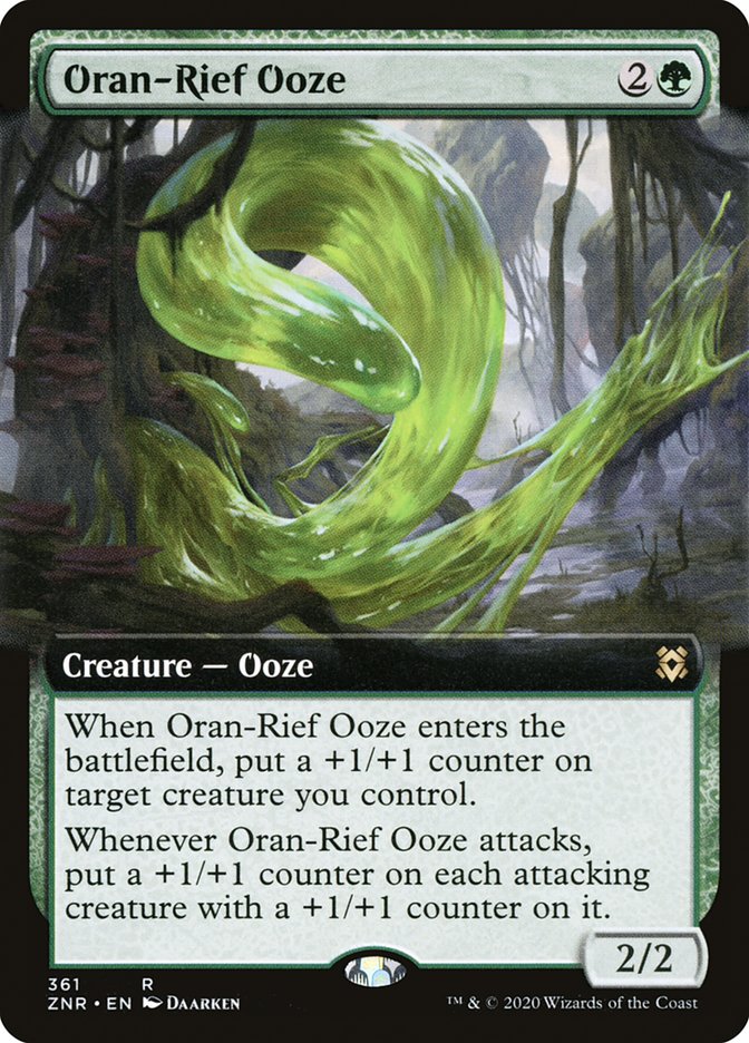 Oran-Rief Ooze (Extended Art) [Zendikar Rising] | Nerdhalla Games