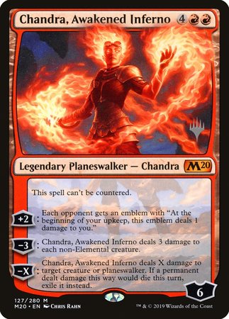 Chandra, Awakened Inferno [Core Set 2020 Promos] | Nerdhalla Games