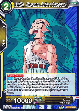 Krillin, Moments Before Comeback [BT11-097] | Nerdhalla Games