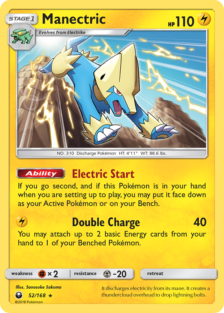 Manectric (52/168) [Sun & Moon: Celestial Storm] | Nerdhalla Games