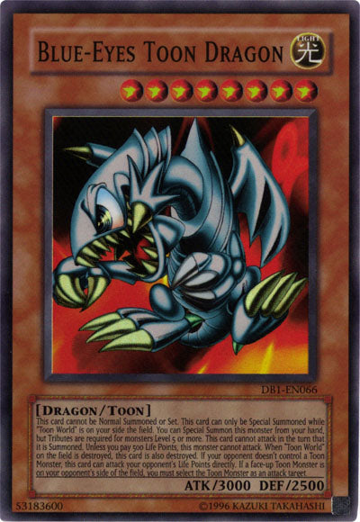 Blue-Eyes Toon Dragon [DB1-EN066] Super Rare | Nerdhalla Games