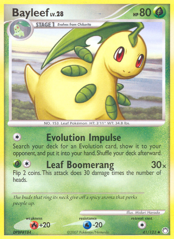 Bayleef (41/123) [Diamond & Pearl: Mysterious Treasures] | Nerdhalla Games