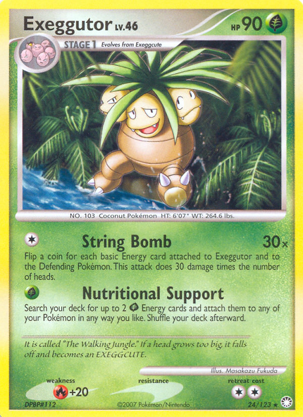 Exeggutor (24/123) [Diamond & Pearl: Mysterious Treasures] | Nerdhalla Games