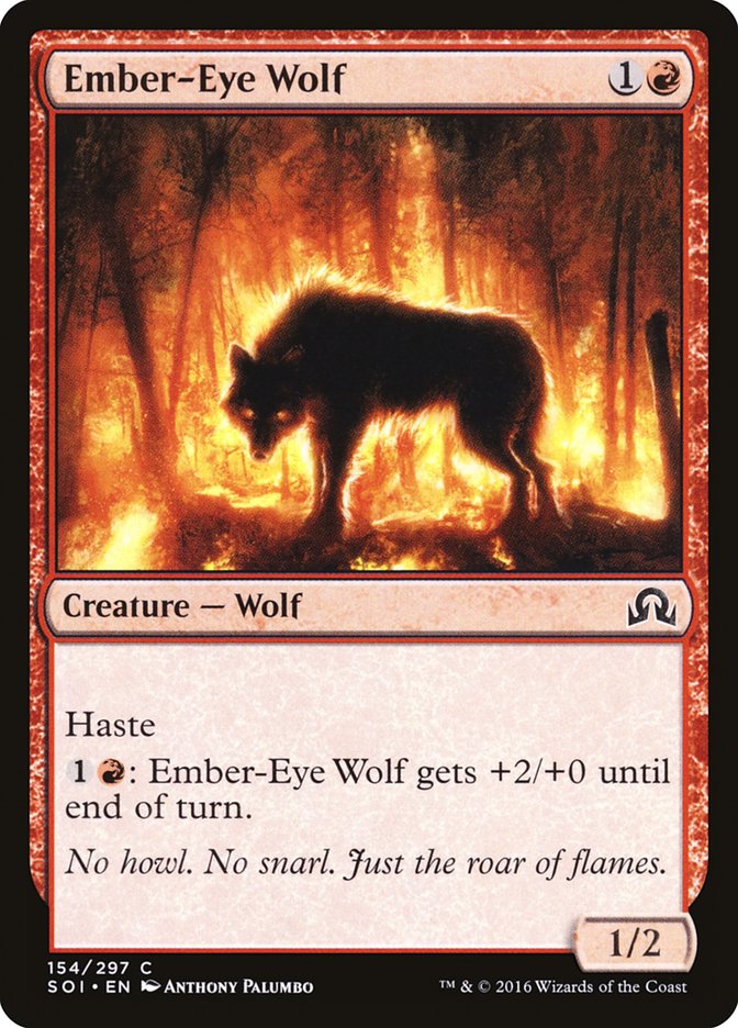 Ember-Eye Wolf [Shadows over Innistrad] | Nerdhalla Games