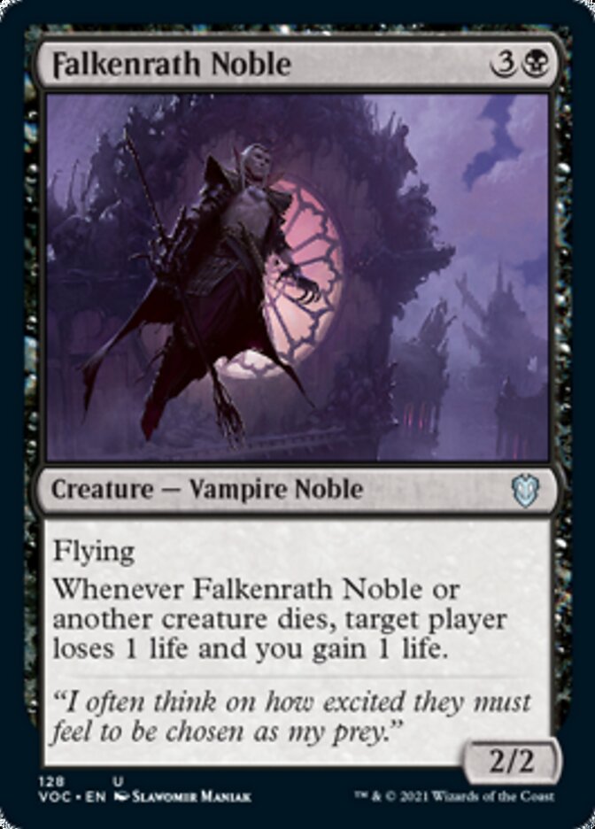 Falkenrath Noble [Innistrad: Crimson Vow Commander] | Nerdhalla Games