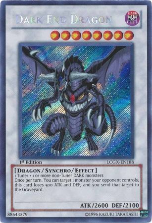 Dark End Dragon [LCGX-EN188] Secret Rare | Nerdhalla Games