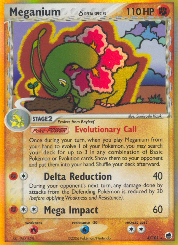 Meganium (4/101) (Delta Species) [EX: Dragon Frontiers] | Nerdhalla Games