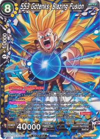 SS3 Gotenks, Blazing Fusion [BT10-153] | Nerdhalla Games