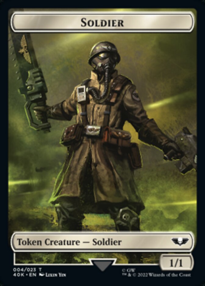 Soldier (004) // Vanguard Suppressor Double-sided Token [Universes Beyond: Warhammer 40,000 Tokens] | Nerdhalla Games