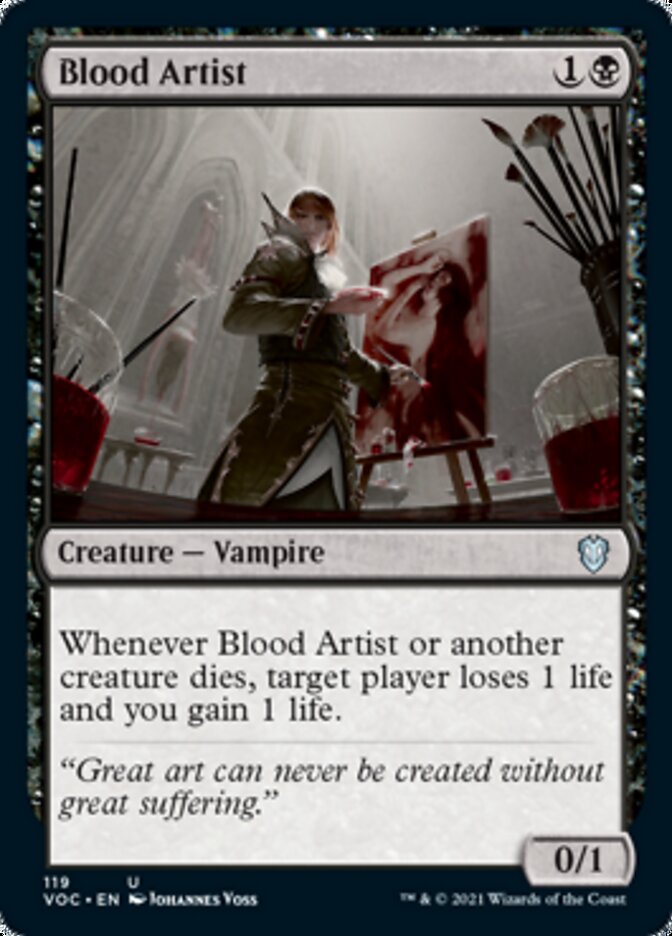 Blood Artist [Innistrad: Crimson Vow Commander] | Nerdhalla Games