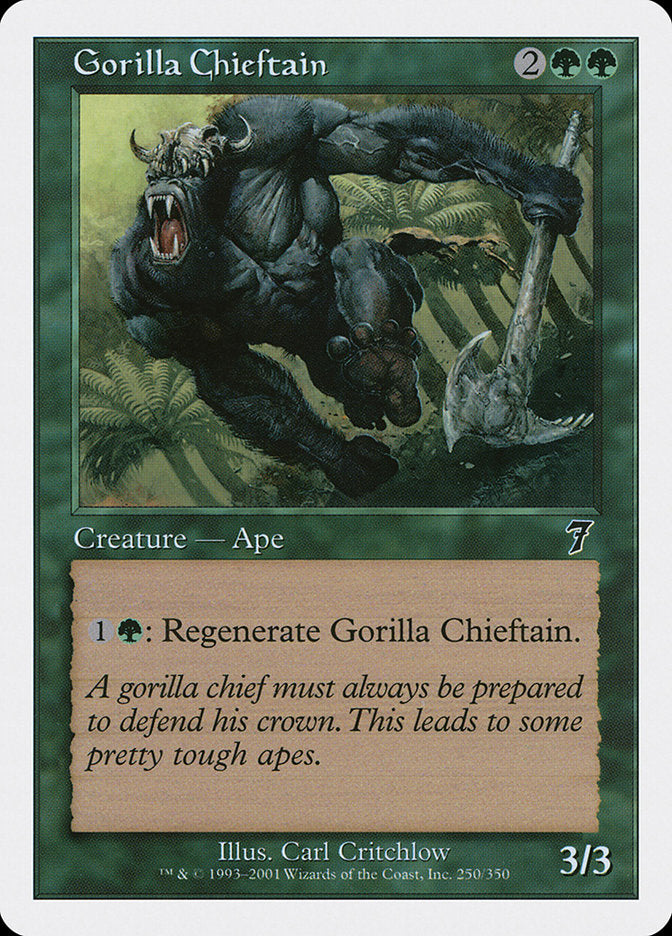 Gorilla Chieftain [Seventh Edition] | Nerdhalla Games