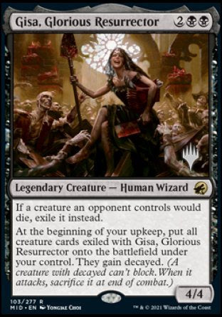 Gisa, Glorious Resurrector (Promo Pack) [Innistrad: Midnight Hunt Promos] | Nerdhalla Games