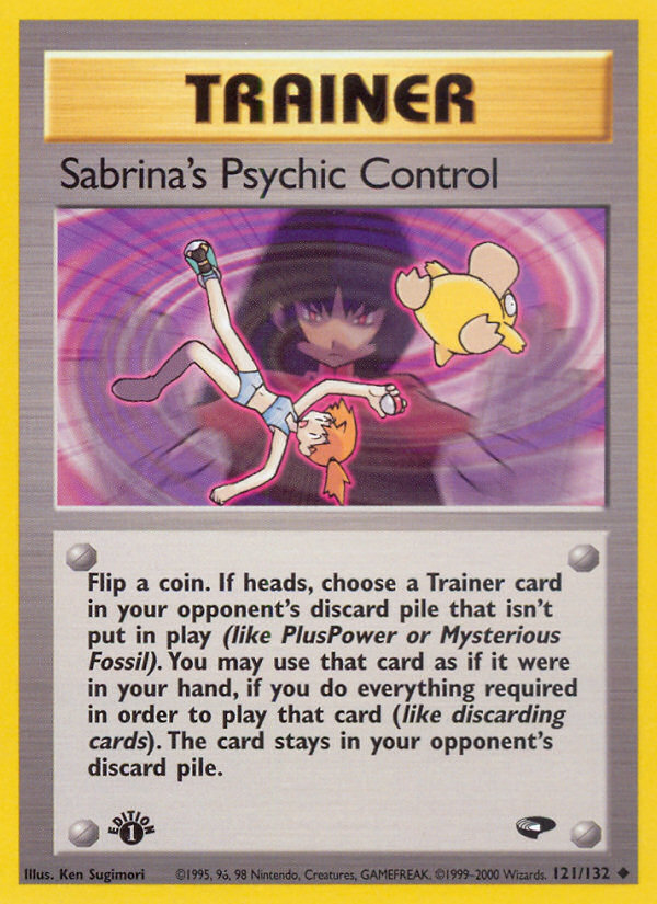 Sabrina's Psychic Control (121/132) [Gym Challenge 1st Edition] | Nerdhalla Games