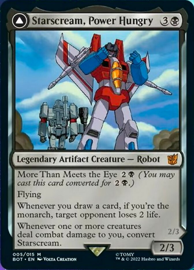 Starscream, Power Hungry // Starscream, Seeker Leader [Universes Beyond: Transformers] | Nerdhalla Games