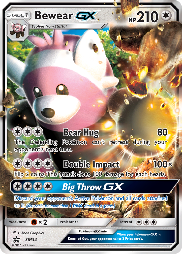 Bewear GX (SM34) [Sun & Moon: Black Star Promos] | Nerdhalla Games