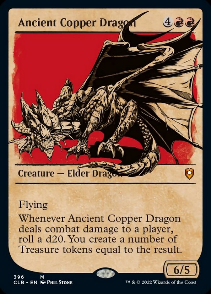 Ancient Copper Dragon (Showcase) [Commander Legends: Battle for Baldur's Gate] | Nerdhalla Games