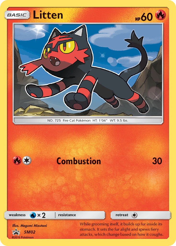 Litten (SM02) [Sun & Moon: Black Star Promos] | Nerdhalla Games