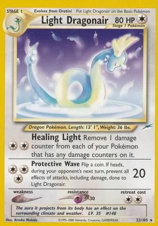 Light Dragonair (22/105) [Neo Destiny Unlimited] | Nerdhalla Games