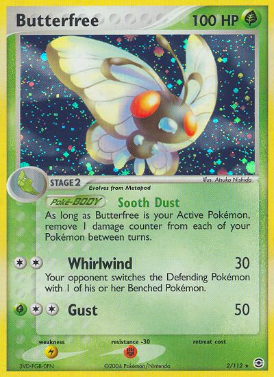 Butterfree (2/112) [EX: FireRed & LeafGreen] | Nerdhalla Games