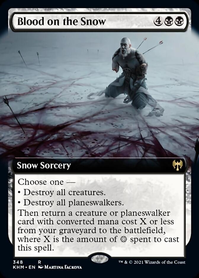 Blood on the Snow (Extended Art) [Kaldheim] | Nerdhalla Games